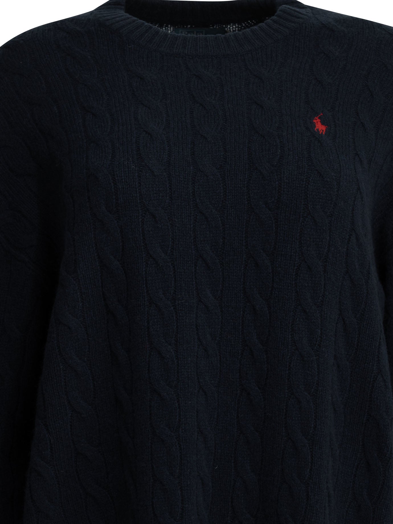 Polo Ralph Lauren Short knit dress with logo - Blue