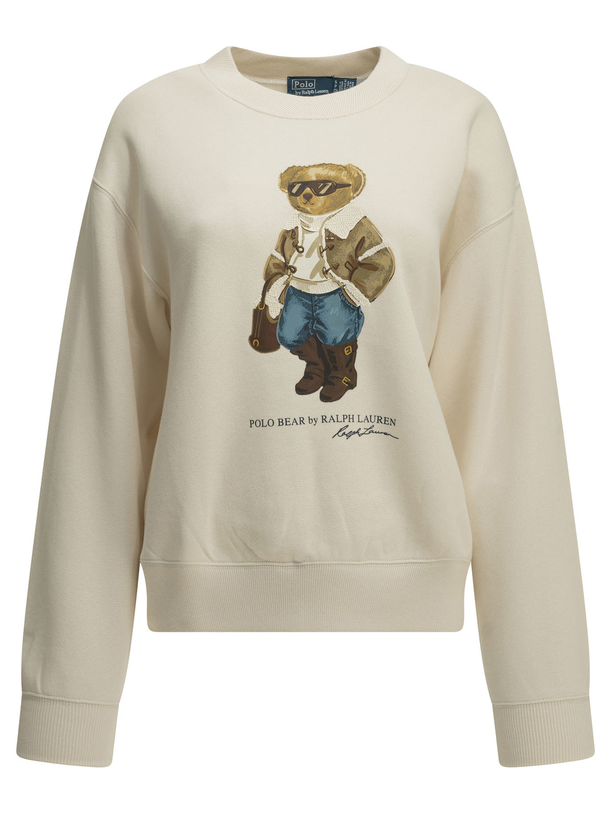 Polo Ralph Lauren "Polo Bear" Crew-Neck Sweatshirt - White