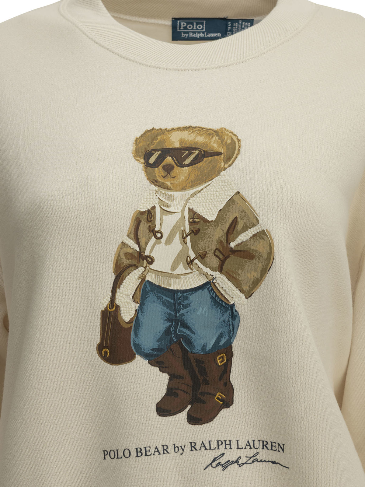 Polo Ralph Lauren "Polo Bear" Crew-Neck Sweatshirt - White