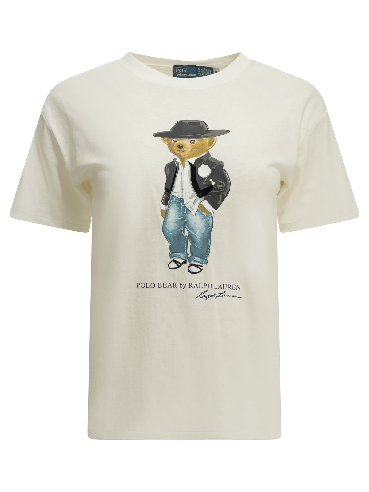 Polo Ralph Lauren "Holiday Polo Bear" Crew-Neck T-Shirt - White