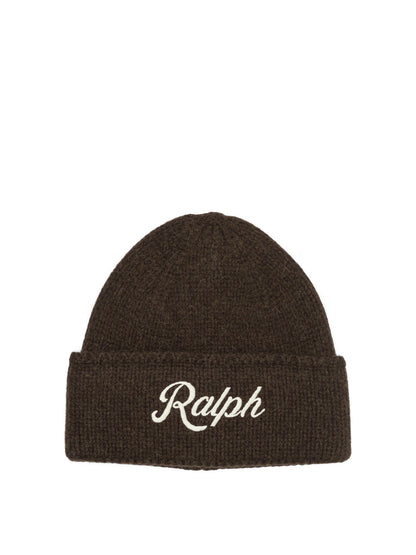 Polo Ralph Lauren Wool Beanie with Logo - Brown