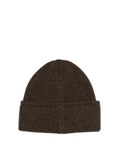 Polo Ralph Lauren Wool Beanie with Logo - Brown