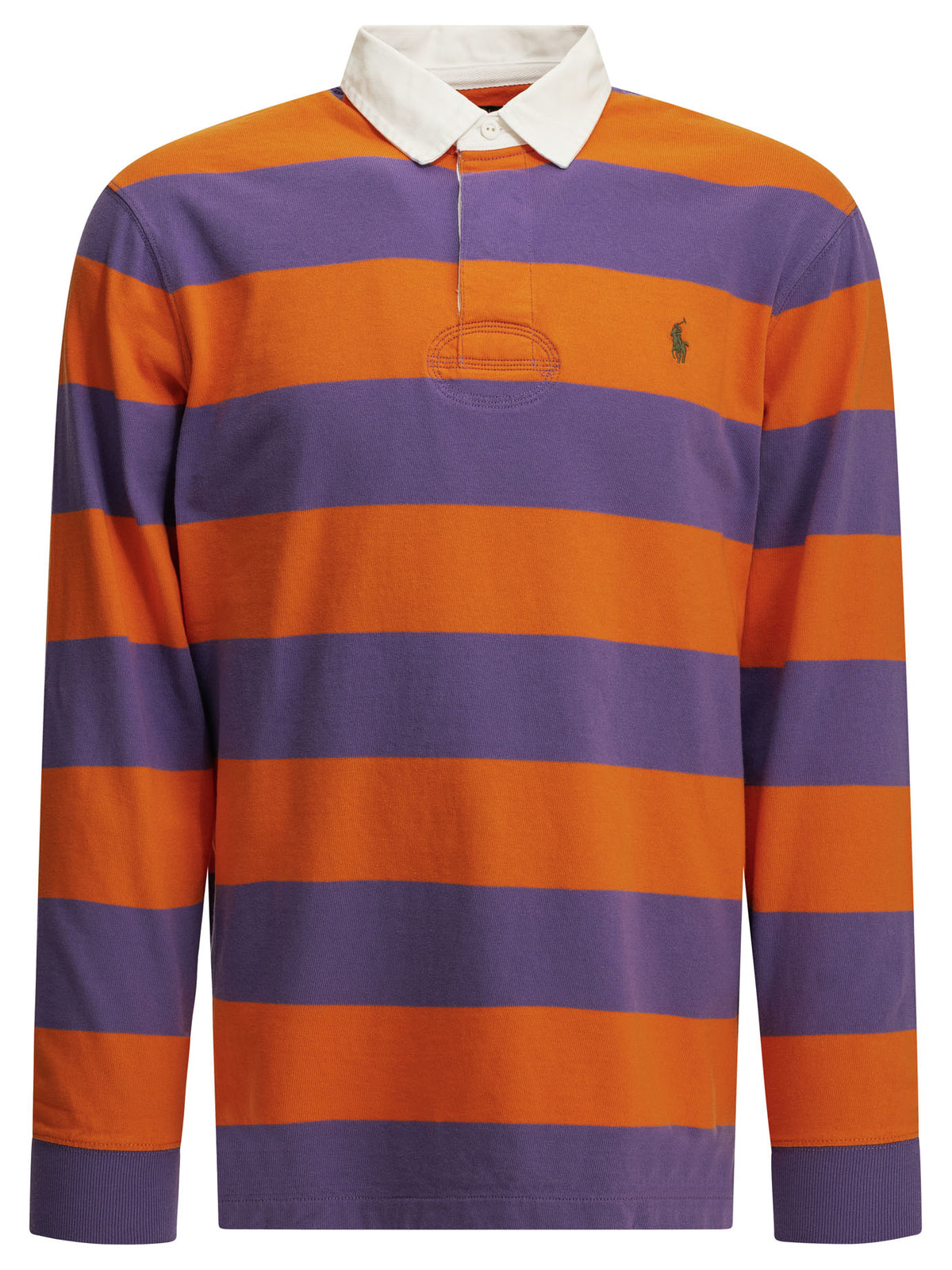 Polo Ralph Lauren "Rugby" Button-Down Polo Shirt - Purple