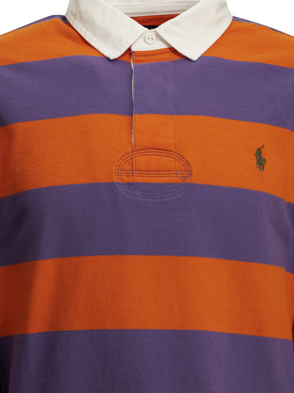 Polo Ralph Lauren "Rugby" Button-Down Polo Shirt - Purple