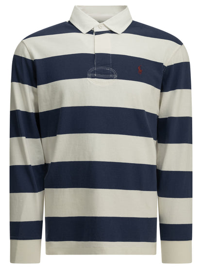 Polo Ralph Lauren Button-down polo shirt with logo - Blue