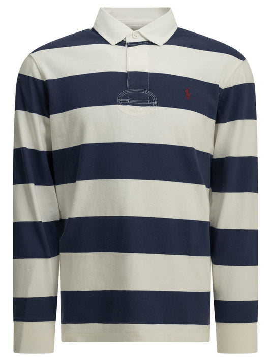 Polo Ralph Lauren Button-down polo shirt with logo - Blue