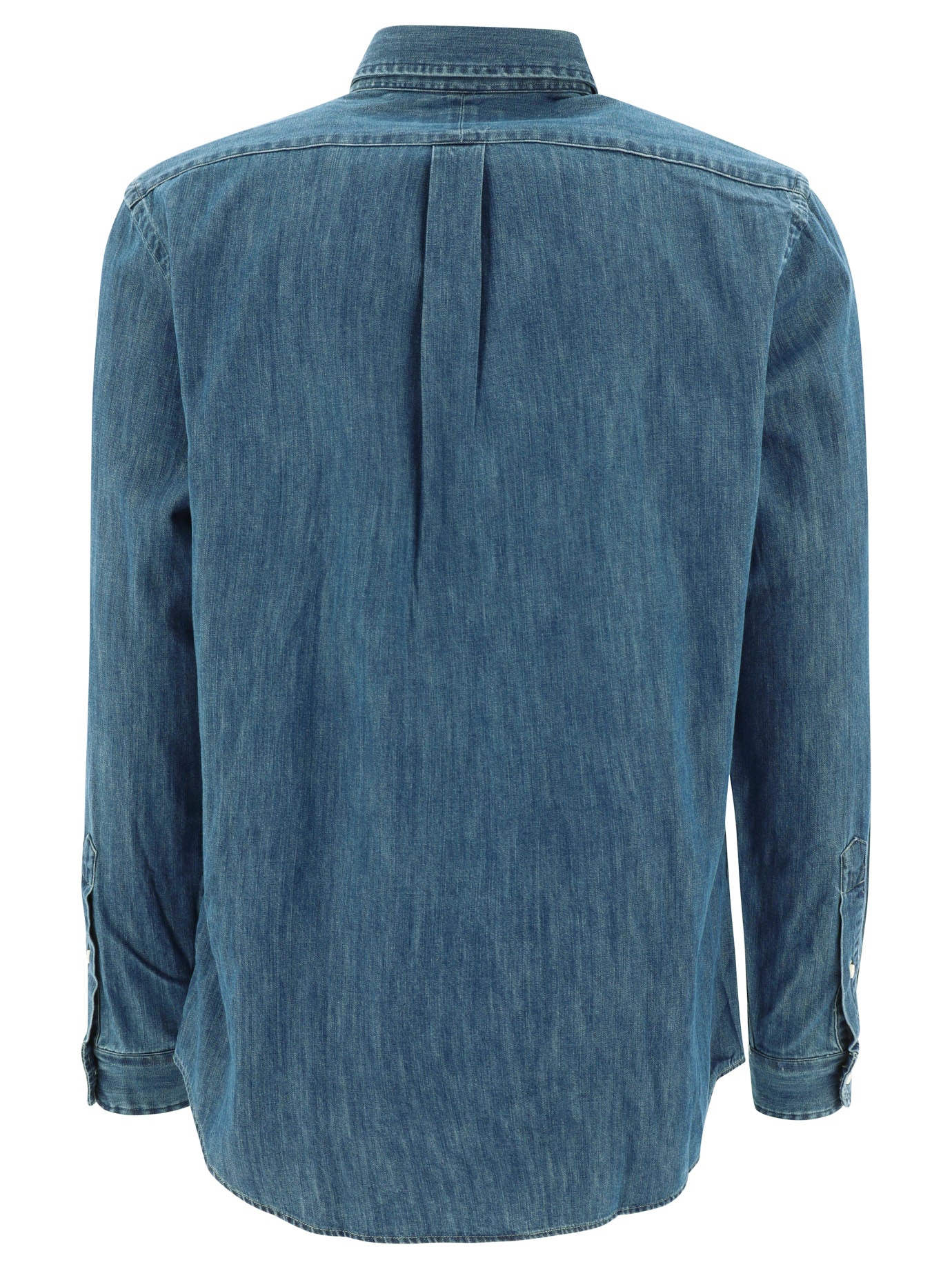 Polo Ralph Lauren Custom-fit casual shirt with logo - Blue