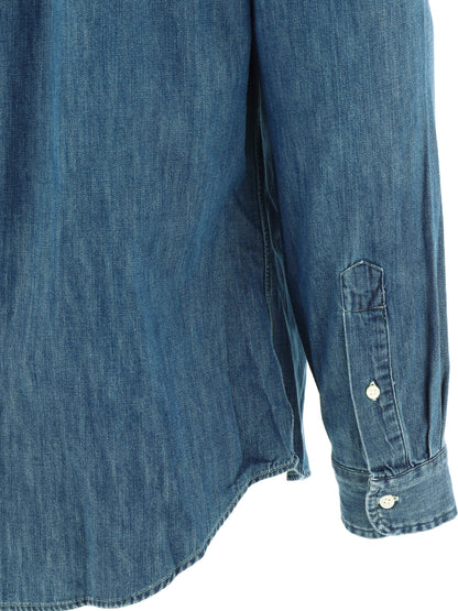 Polo Ralph Lauren Custom-fit casual shirt with logo - Blue