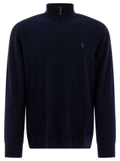 Polo Ralph Lauren Wool half-zip sweater - Blue