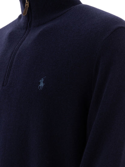 Polo Ralph Lauren Wool half-zip sweater - Blue