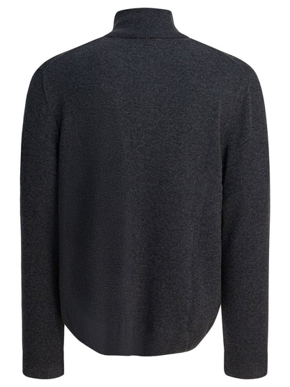 Polo Ralph Lauren Sweater with a half-zip and logo - Grey