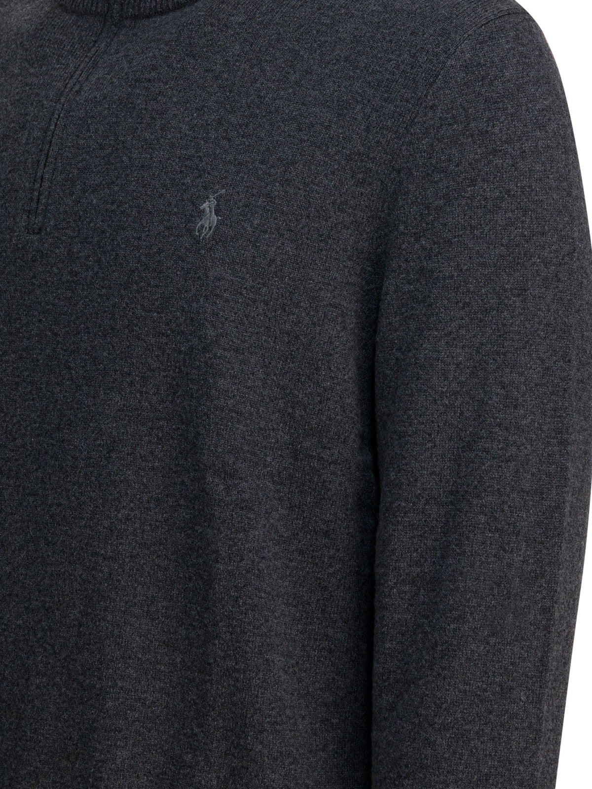 Polo Ralph Lauren Sweater with a half-zip and logo - Grey