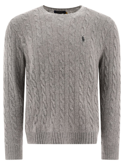 Polo Ralph Lauren Crew-neck sweater with logo - Grey