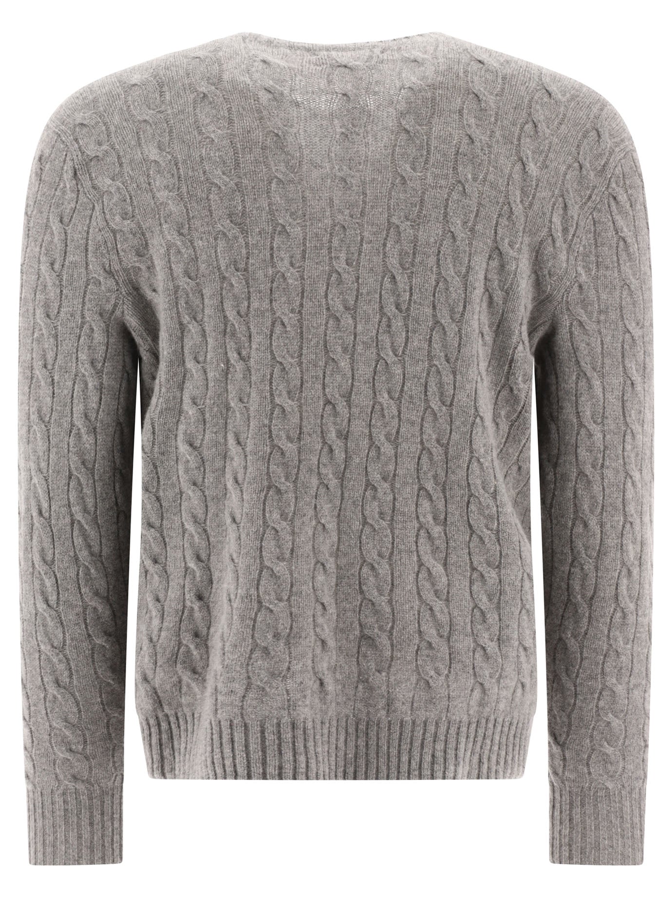 Polo Ralph Lauren Crew-neck sweater with logo - Grey