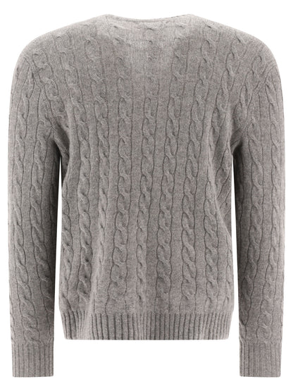 Polo Ralph Lauren Crew-neck sweater with logo - Grey