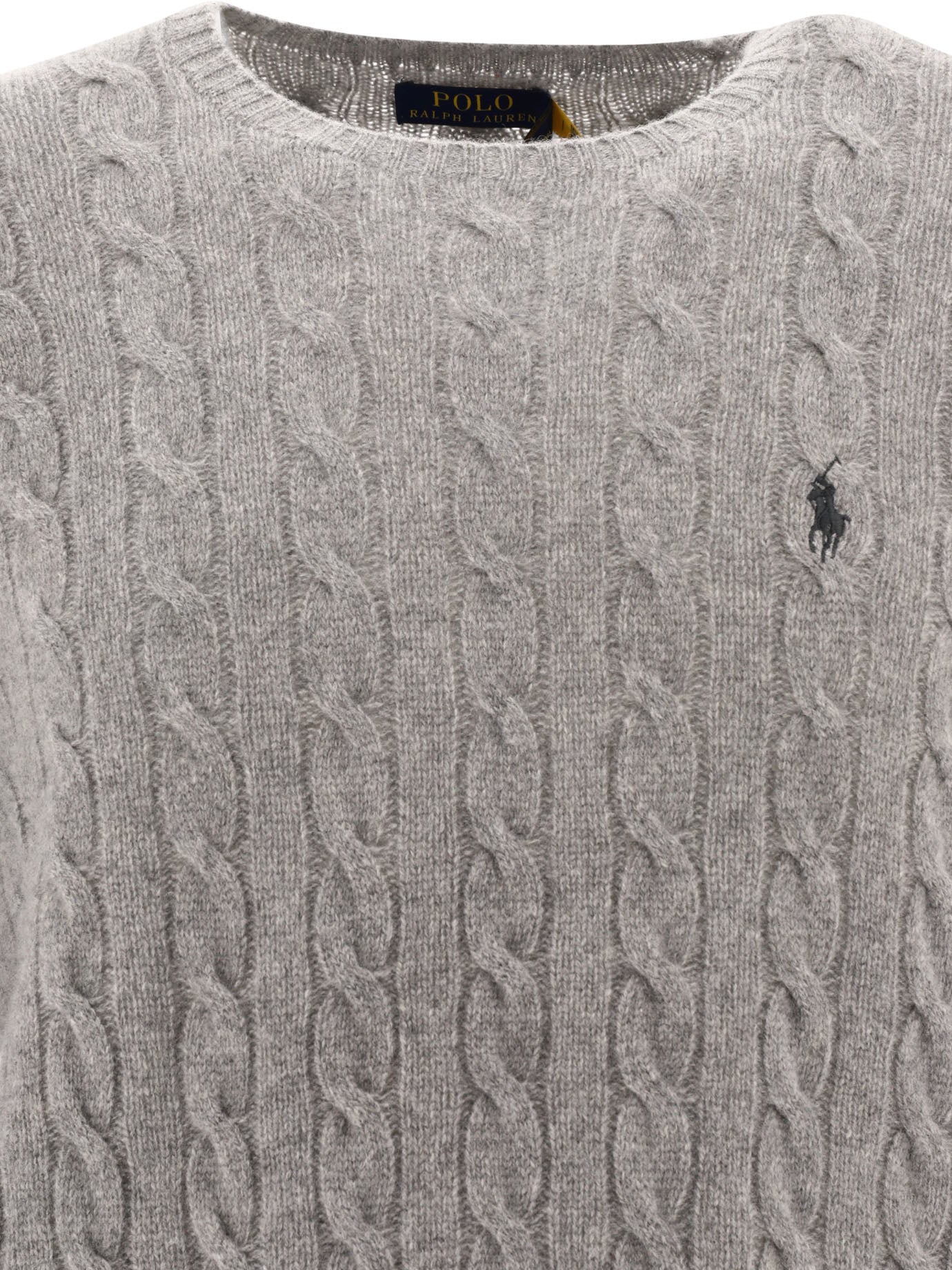 Polo Ralph Lauren Crew-neck sweater with logo - Grey
