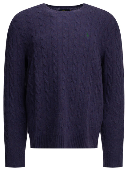 Polo Ralph Lauren Crew-neck sweater with logo - Purple