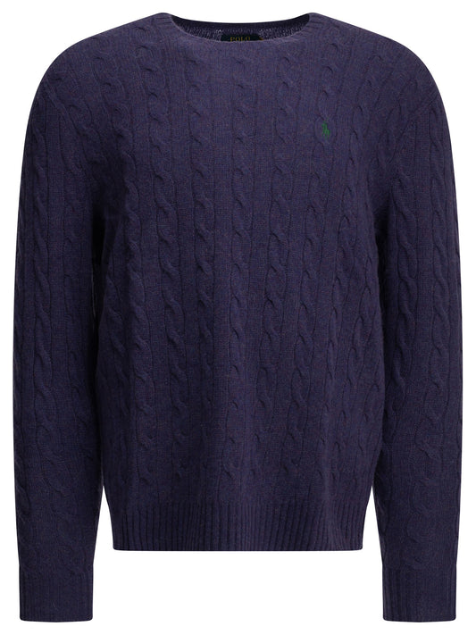 Polo Ralph Lauren Crew-neck sweater with logo - Purple