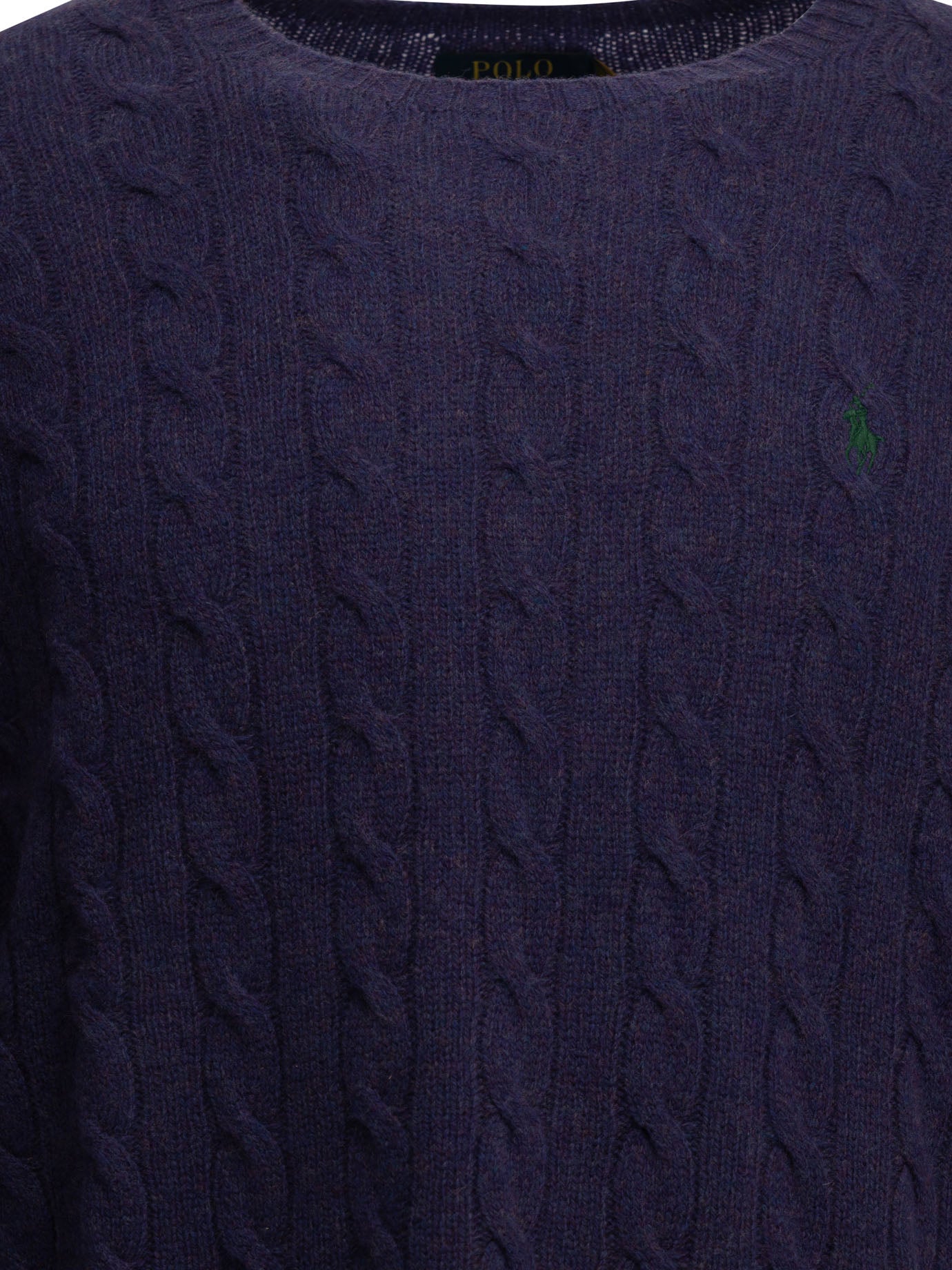 Polo Ralph Lauren Crew-neck sweater with logo - Purple