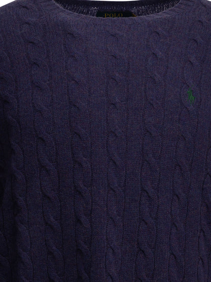 Polo Ralph Lauren Crew-neck sweater with logo - Purple