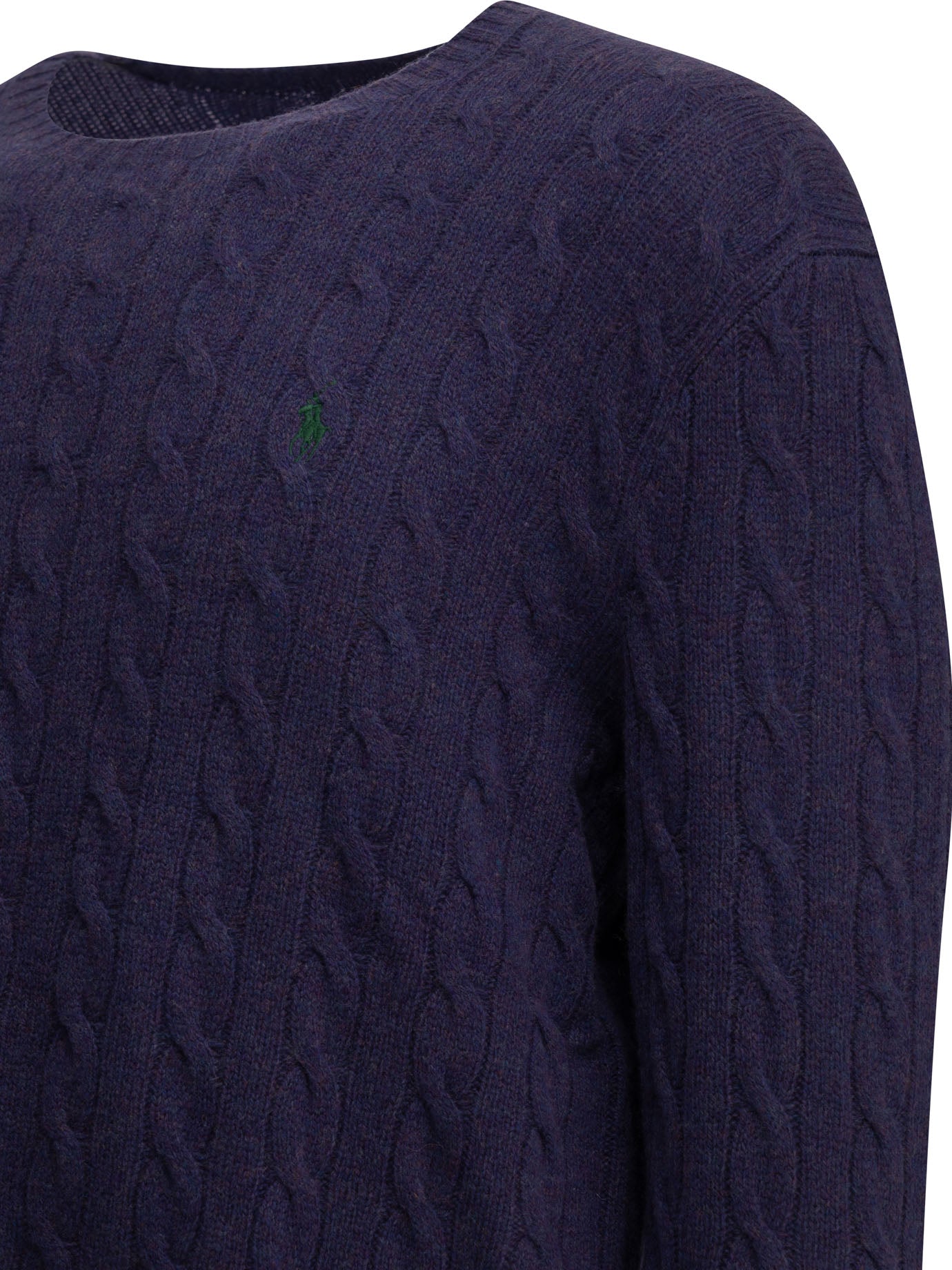 Polo Ralph Lauren Crew-neck sweater with logo - Purple