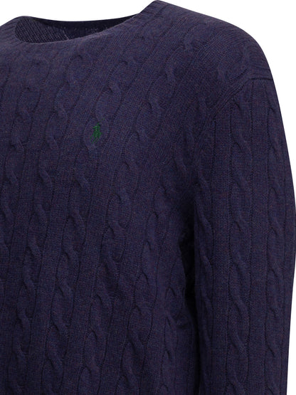 Polo Ralph Lauren Crew-neck sweater with logo - Purple