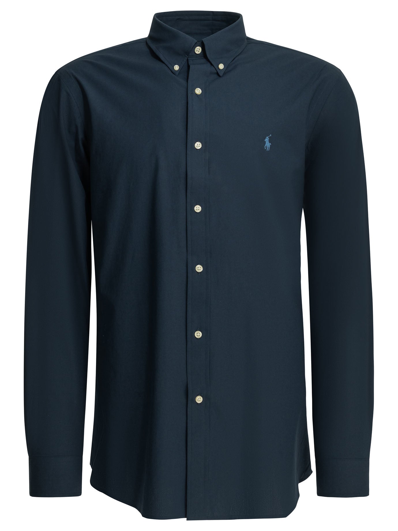 Polo Ralph Lauren Custom-fit casual shirt with logo - Blue