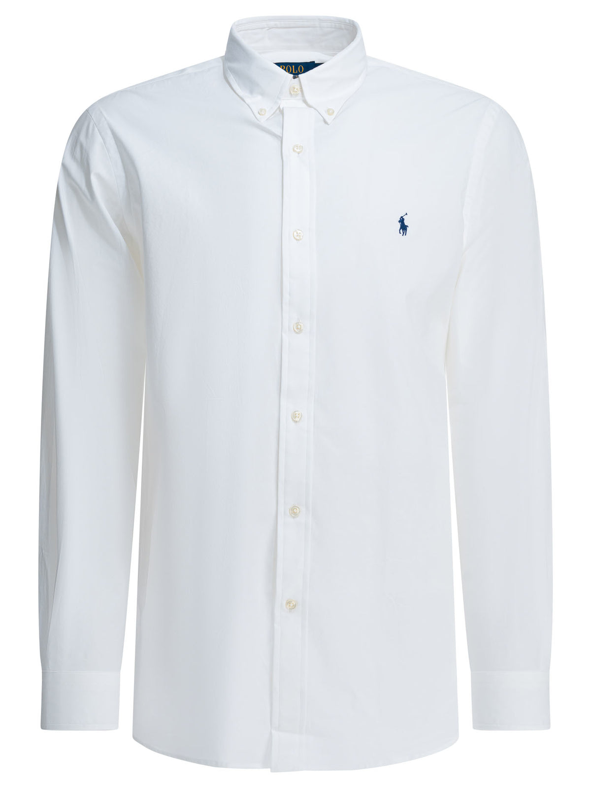 Polo Ralph Lauren Custom-fit casual shirt with logo - White