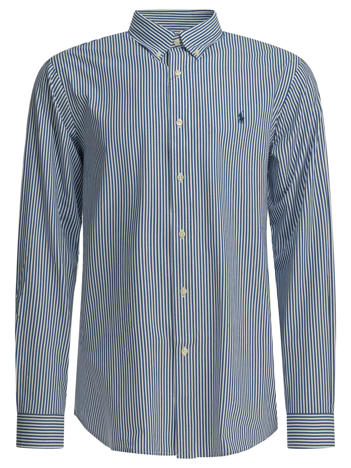 Polo Ralph Lauren Custom-fit casual shirt with logo - Light Blue