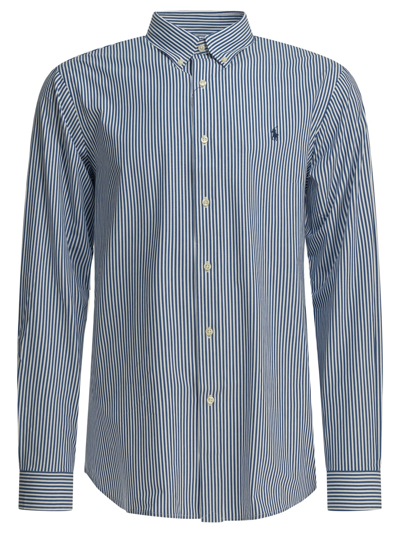Polo Ralph Lauren Custom-fit casual shirt with logo - Light Blue