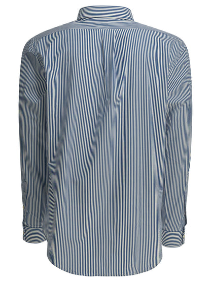 Polo Ralph Lauren Custom-fit casual shirt with logo - Light Blue