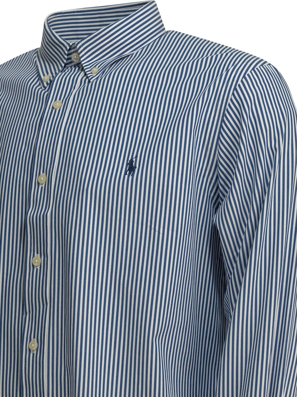 Polo Ralph Lauren Custom-fit casual shirt with logo - Light Blue