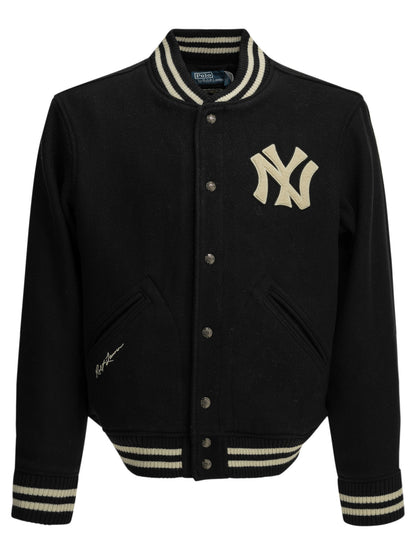 Polo Ralph Lauren "Yankees" Bomber Jacket - Black
