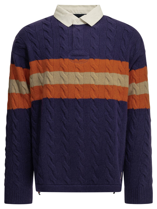 Polo Ralph Lauren "Rubgy" Polo Sweater - Purple