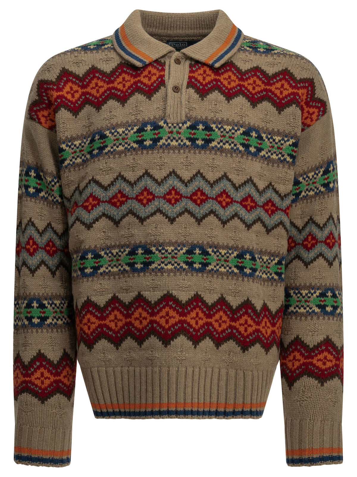 Polo Ralph Lauren "Fair Isle" Polo Sweater - Multicolour
