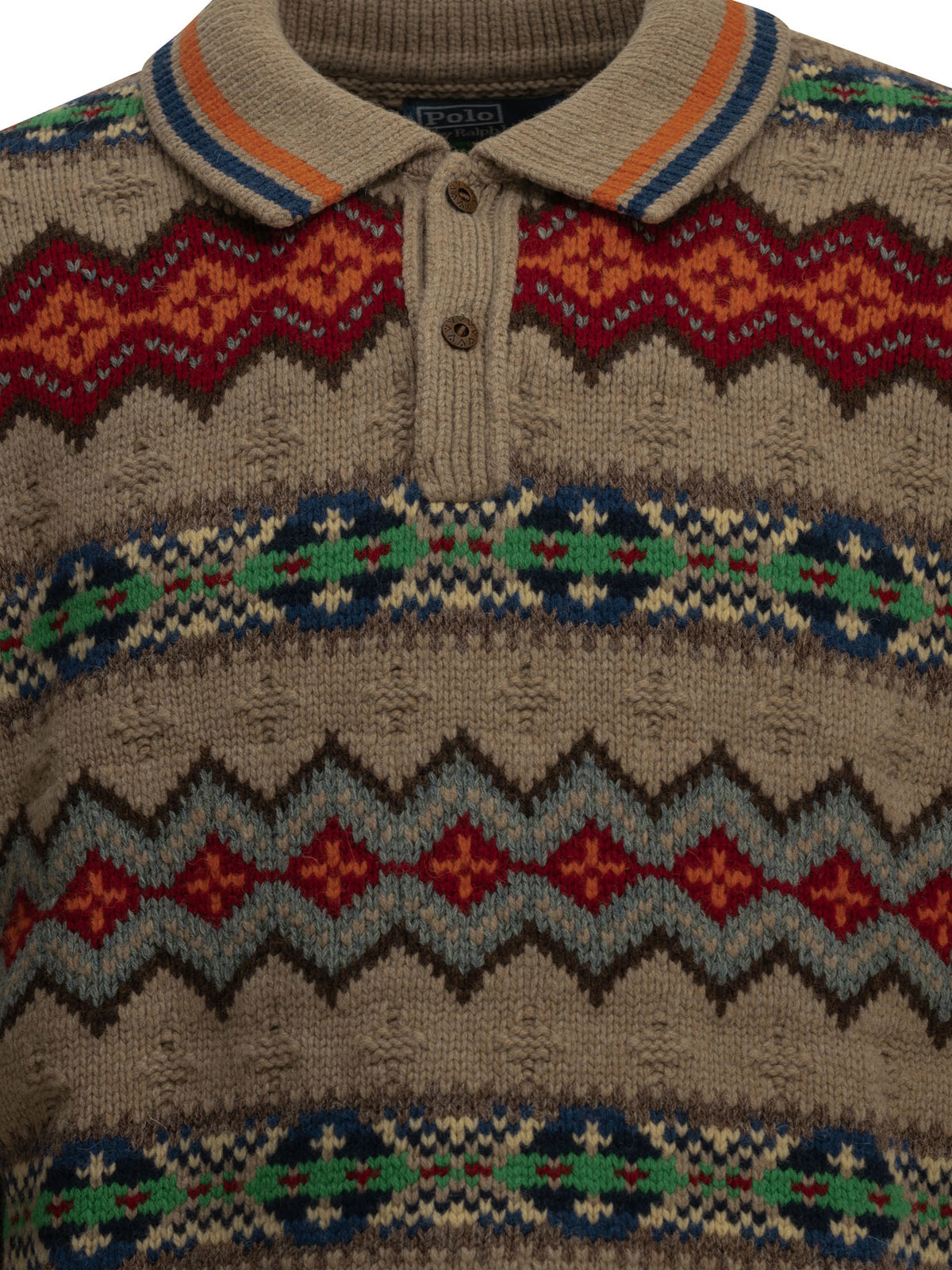 Polo Ralph Lauren "Fair Isle" Polo Sweater - Multicolour