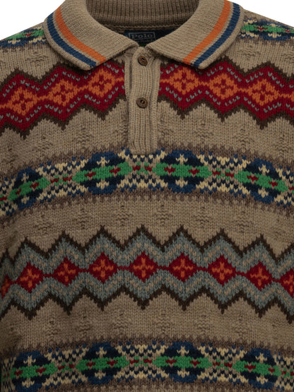 Polo Ralph Lauren "Fair Isle" Polo Sweater - Multicolour