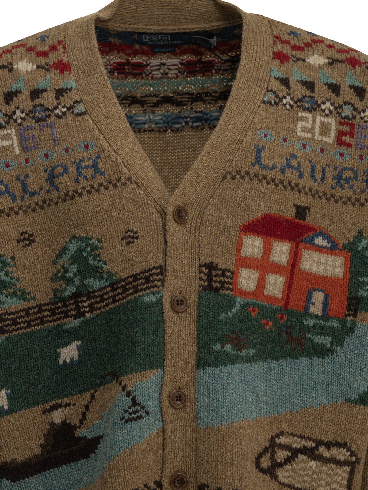Polo Ralph Lauren "Panorama" Cardigan - Brown