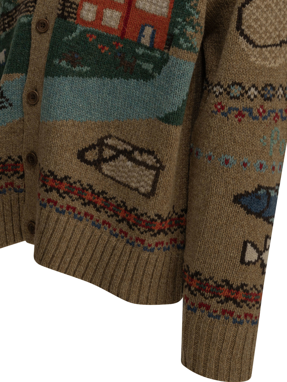 Polo Ralph Lauren "Panorama" Cardigan - Brown