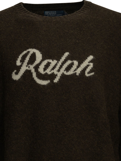Polo Ralph Lauren "Ralph" Crew-Neck Sweater - Brown