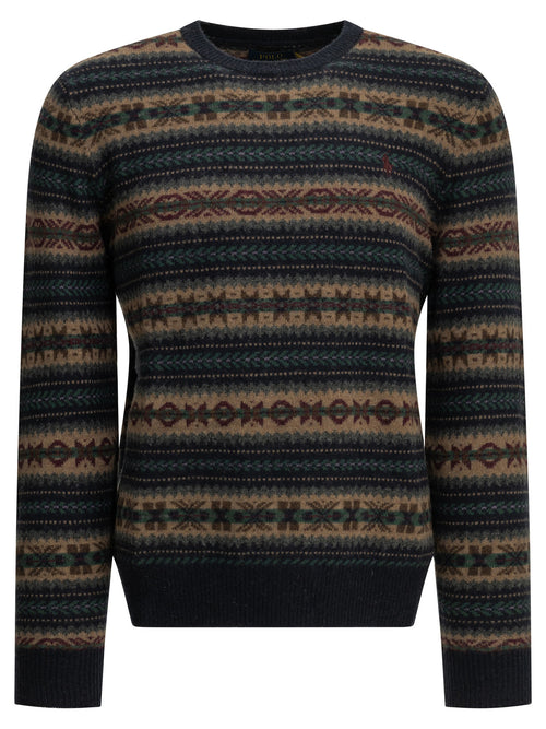 Polo Ralph Lauren "Fair Isle" Crew-Neck Sweater - Blue