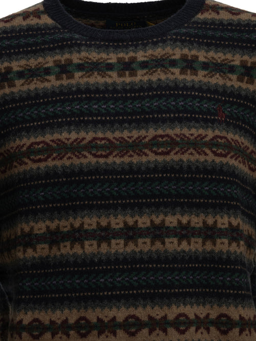 Polo Ralph Lauren "Fair Isle" Crew-Neck Sweater - Blue