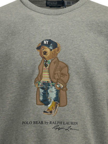 Polo Ralph Lauren "Polo Bear" Crew-Neck Sweatshirt - Grey