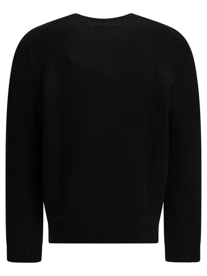 Polo Ralph Lauren "Polo Bear x Yankees" Crew-Neck Sweater - Black