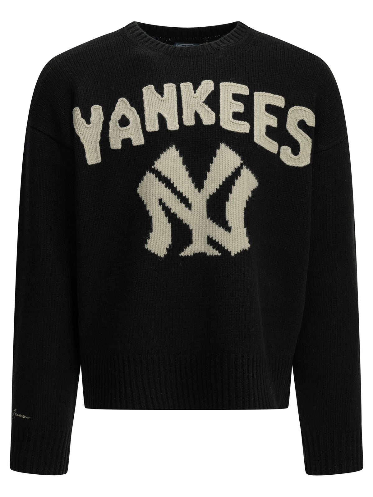 Polo Ralph Lauren "Yankees" Crew-Neck Sweater - Black