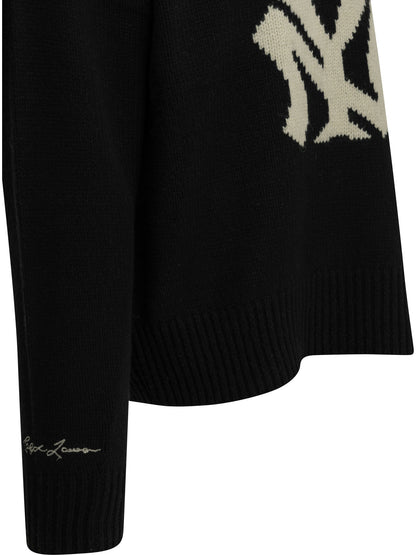 Polo Ralph Lauren "Yankees" Crew-Neck Sweater - Black