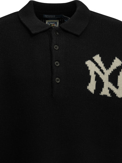 Polo Ralph Lauren "Yankees" Polo Sweater - Black