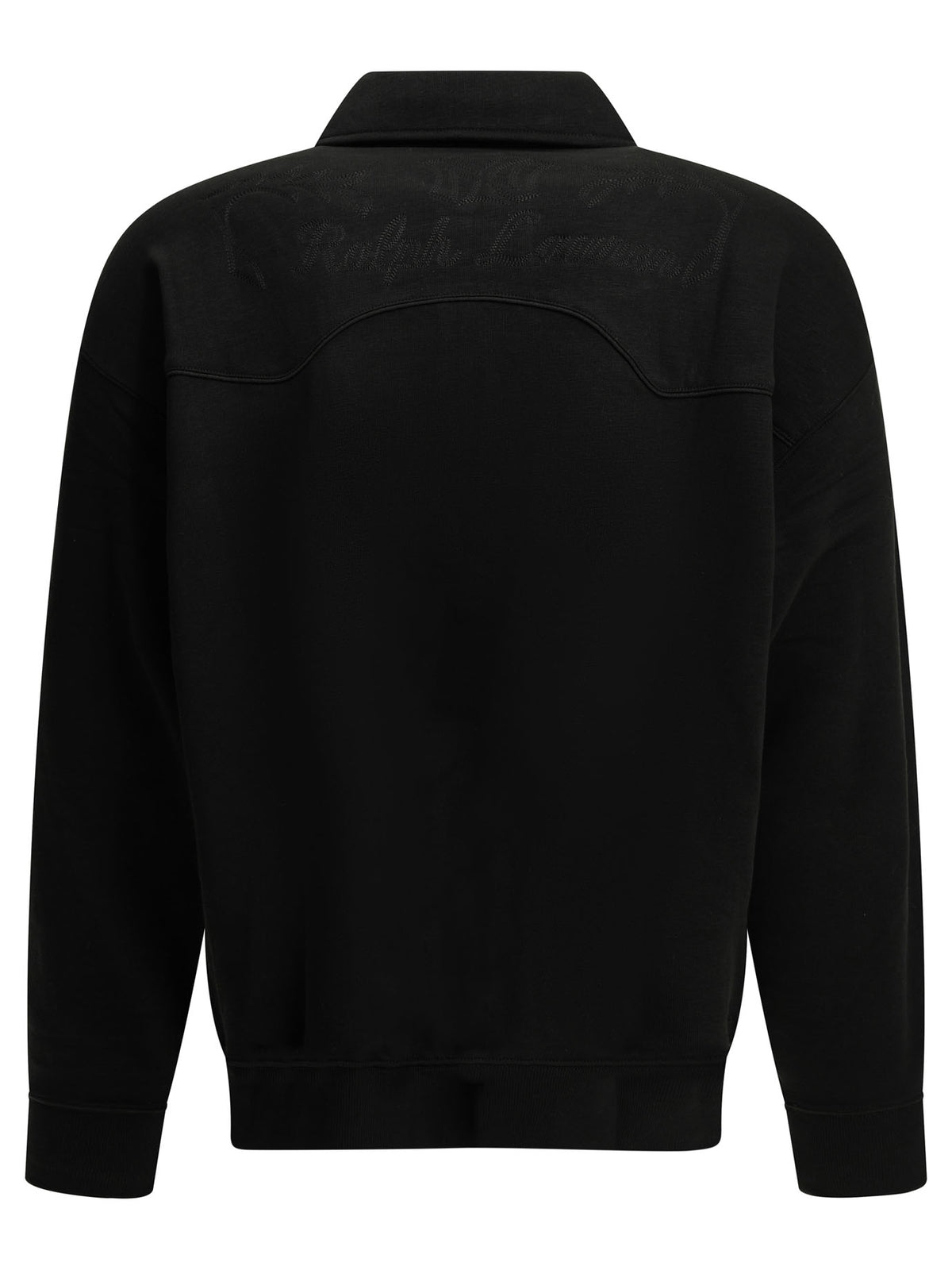 Polo Ralph Lauren "MLB" Polo-Collar Sweatshirt - Black