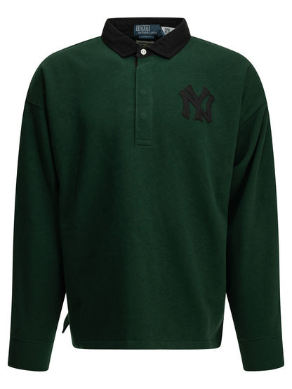 Polo Ralph Lauren "New York Yankees" Button-Down Polo Shirt - Green