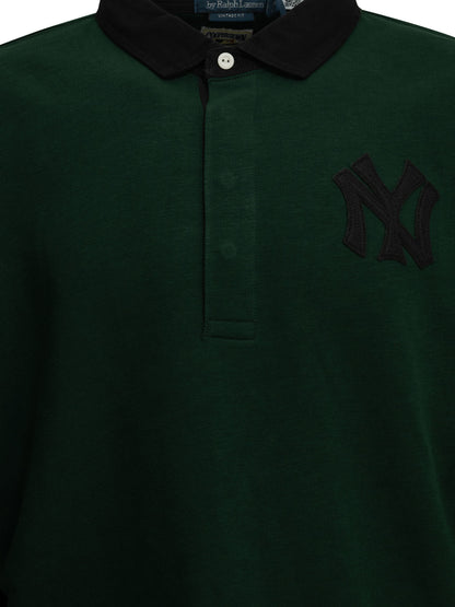 Polo Ralph Lauren "New York Yankees" Button-Down Polo Shirt - Green